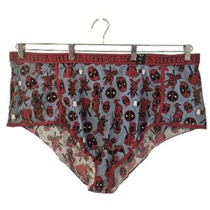 Multi-Coloured Torrid Women's Deadpool Mid-Rise Cotton Brief Panty